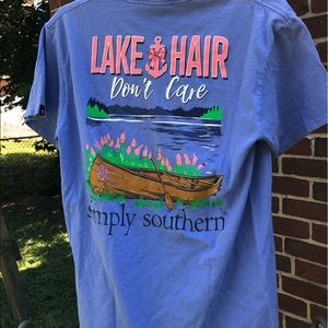 Simply Southern Lake Hair Don’t Care Shirt